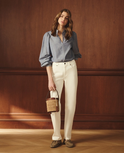 Imagem 0 de Jeans Straight com Escudo