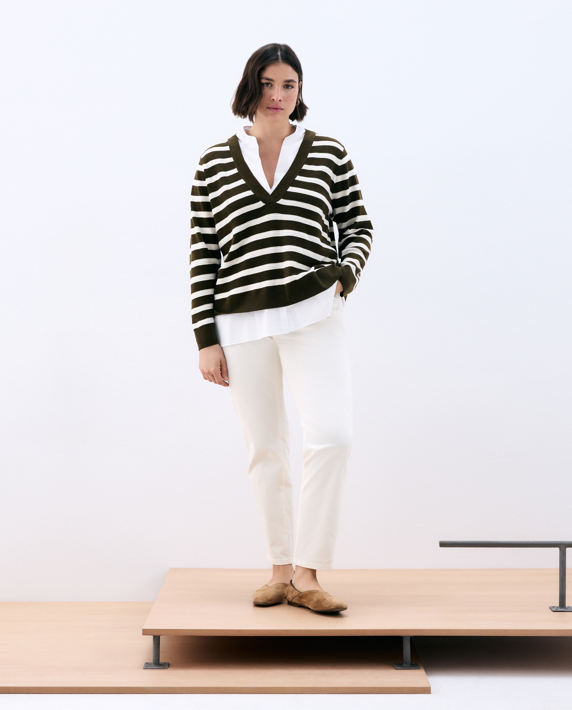 Imagem 0 de Calças Push-Up com Cinco Bolsos