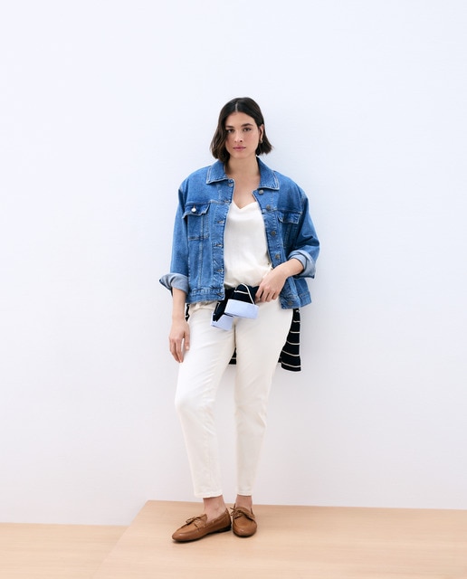 Imagem 0 de Camisola com Manga Comprida e Decote em Bico