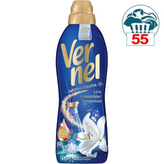 suavizante concentrado Aromaterapia Lirio Irresistible botella 55 dosis - Vernel