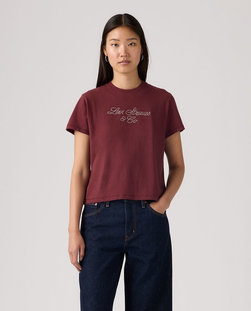 Imagem 0 de T-shirt de mulher com manga curta e decote redondo