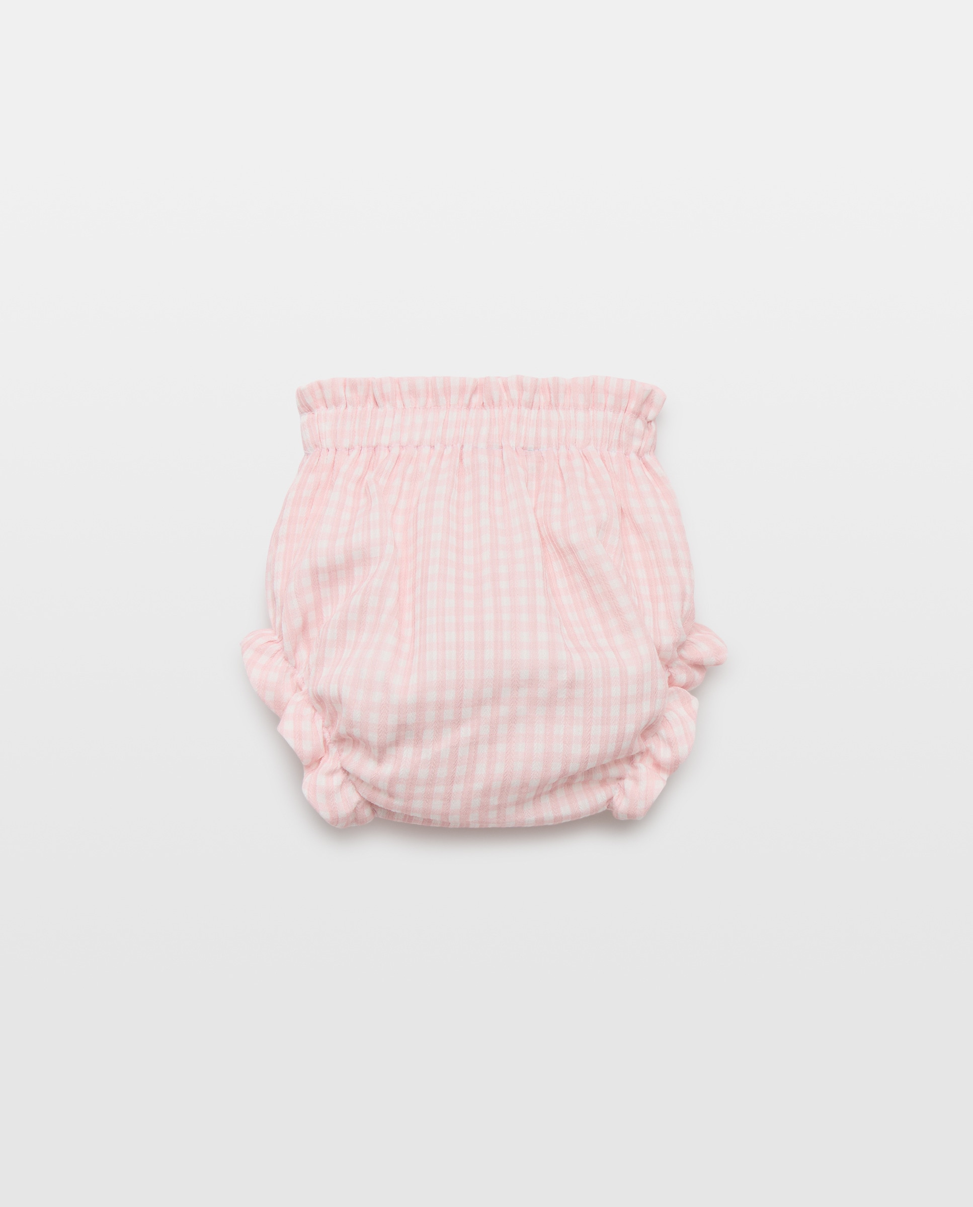 Tapa-Fraldas Plano de Vichy de Bebé Coconut El Corte Inglés Rosa-2