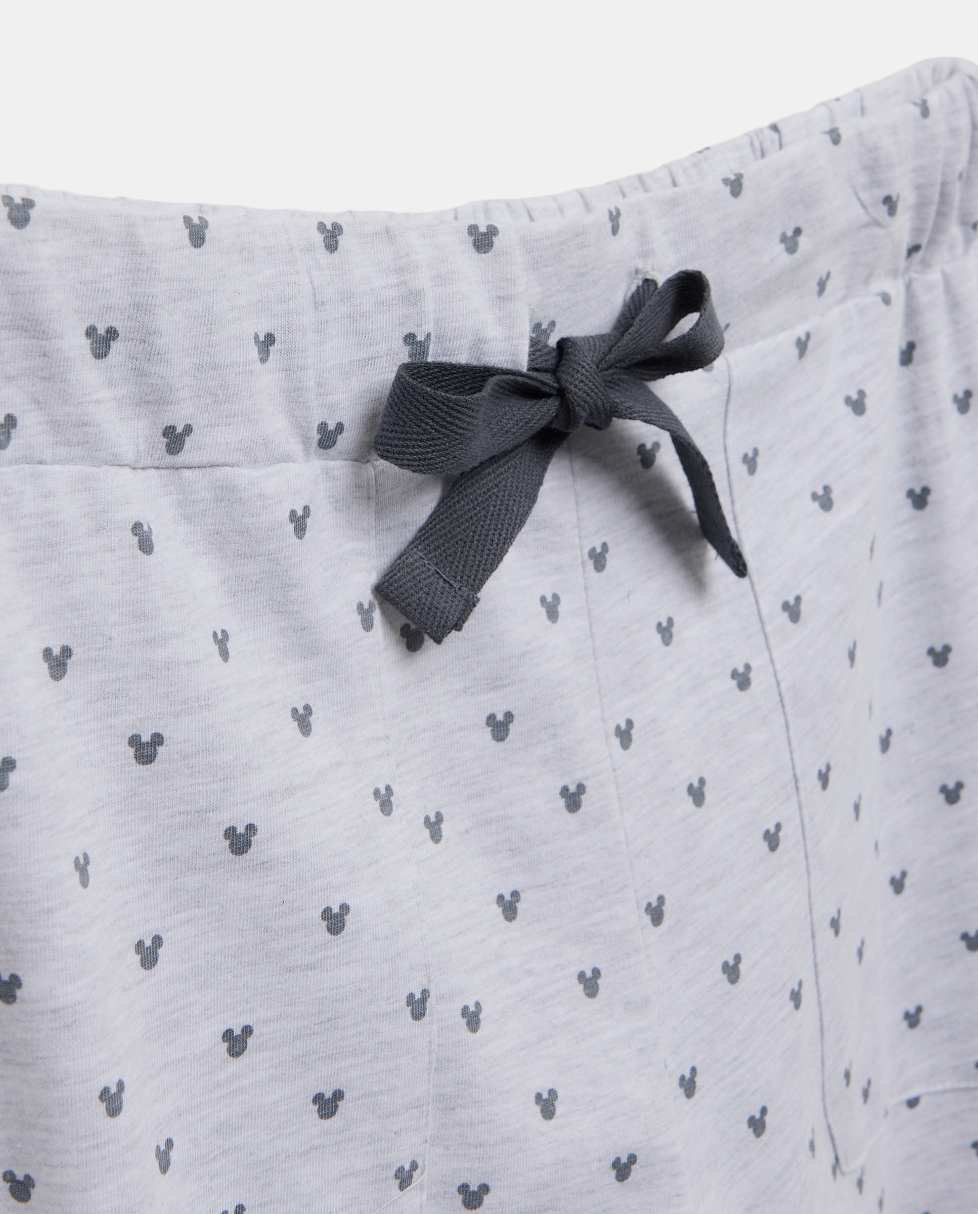 Pijama Completo Mickey Cinzento-claro-5