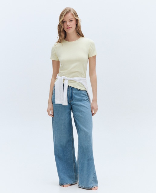 Imagem 0 de T-shirt de Manga Curta Lisa