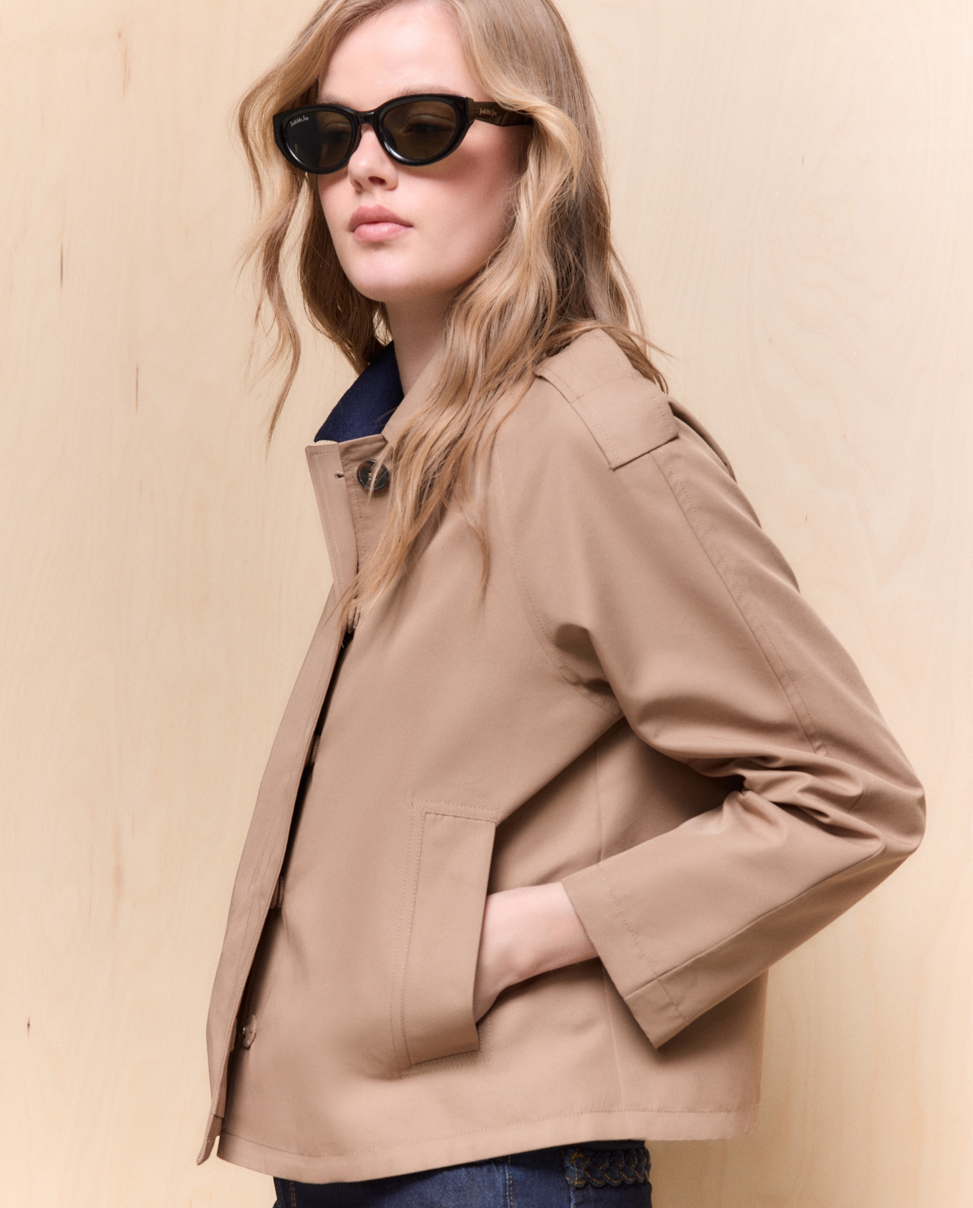 Gabardine Curta Lisa 730 Camel-2