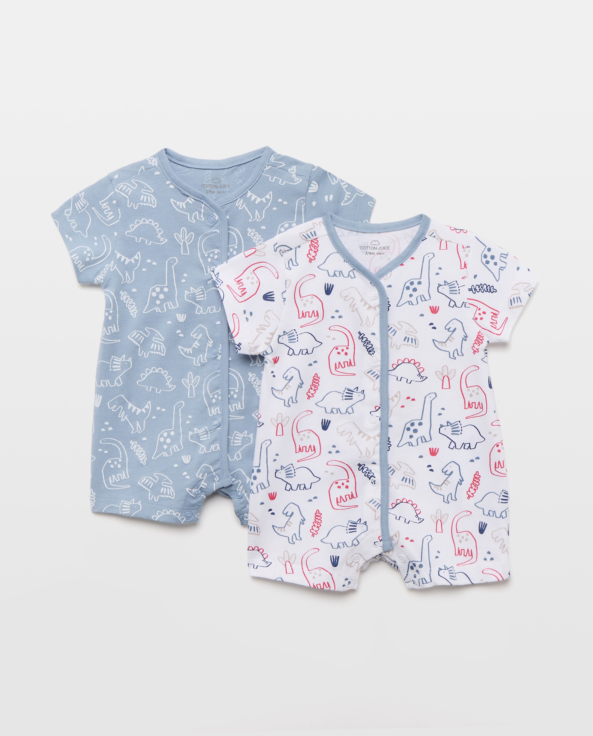 Imagem 0 de Pack de Dois Pijamas de Bebé com Dinossauros