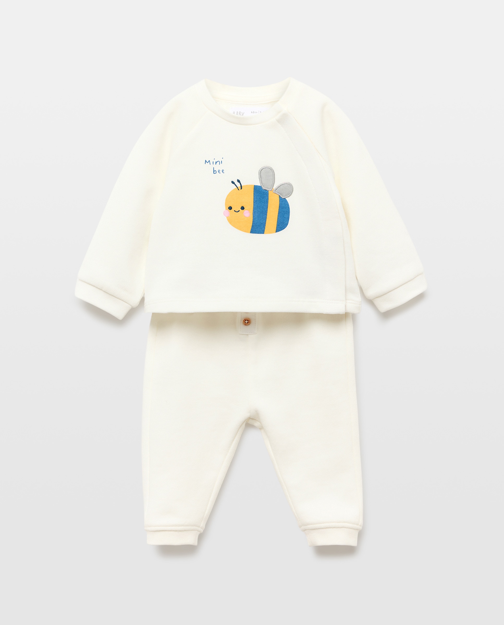 Conjunto de 2 Peças Compridas de Bebé Baby El Corte Inglés 510 Verde Claro-1