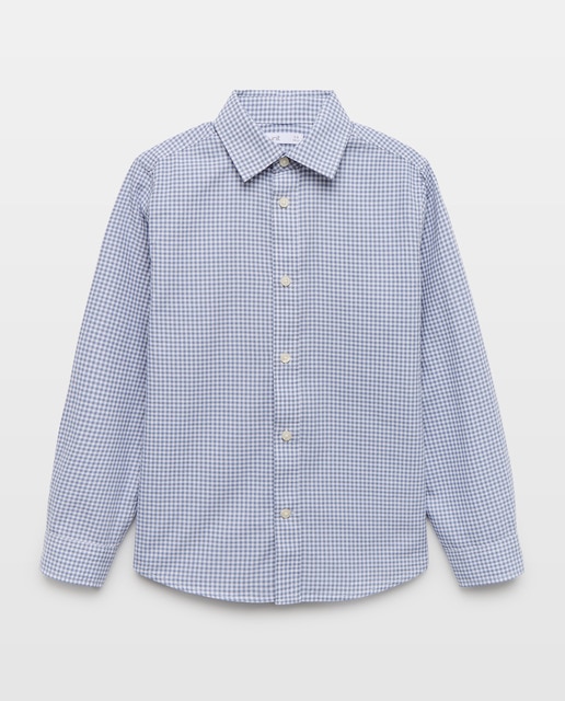 Imagen 0 de Camisa de niño chambray cuadrito vichy