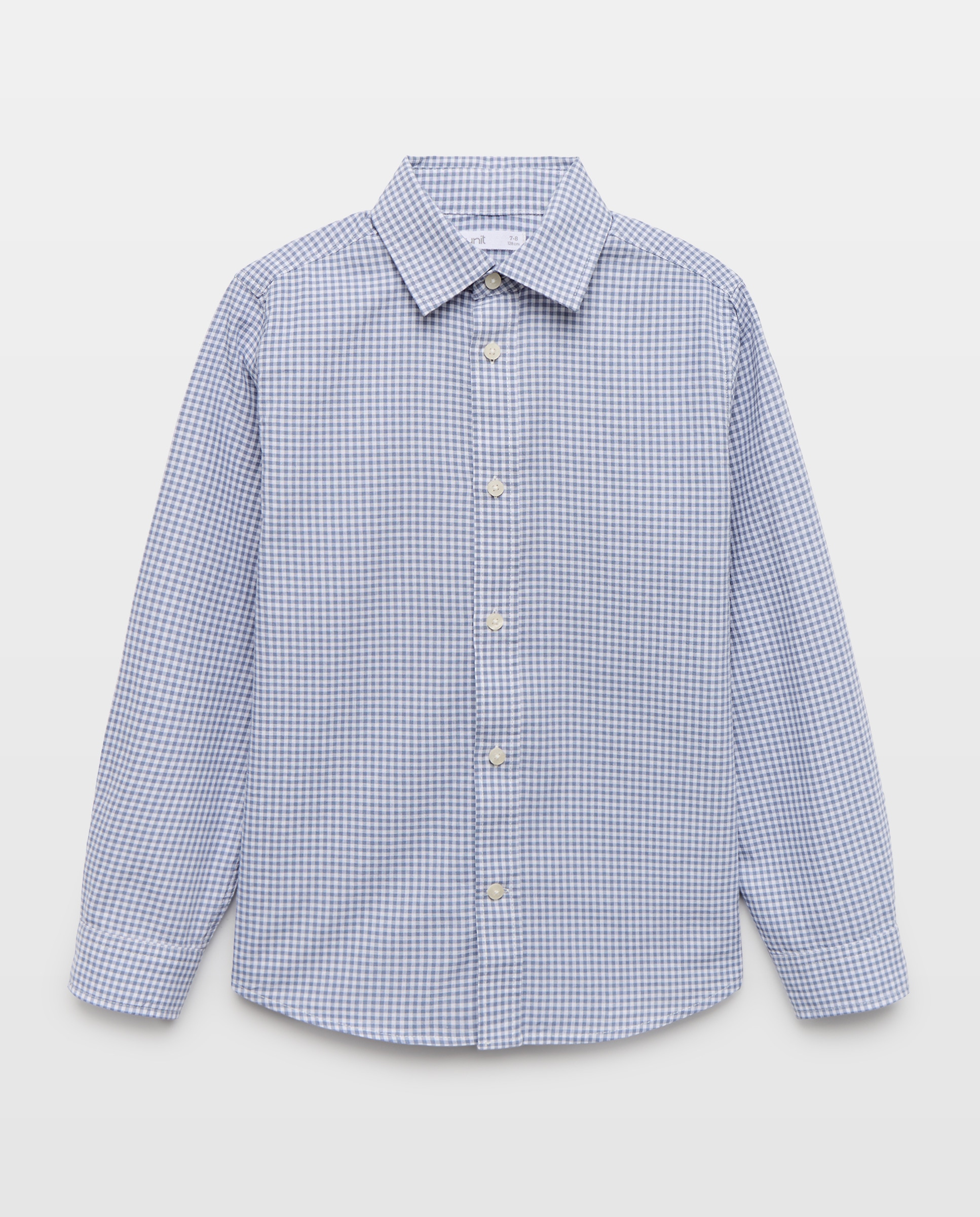 Imagen 0 de Camisa de niño chambray cuadrito vichy