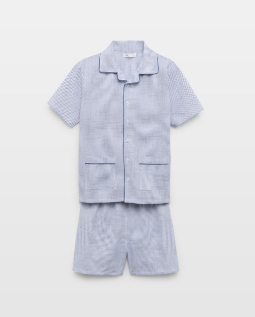Imagen 0 de Pijama de niño de popelin corto