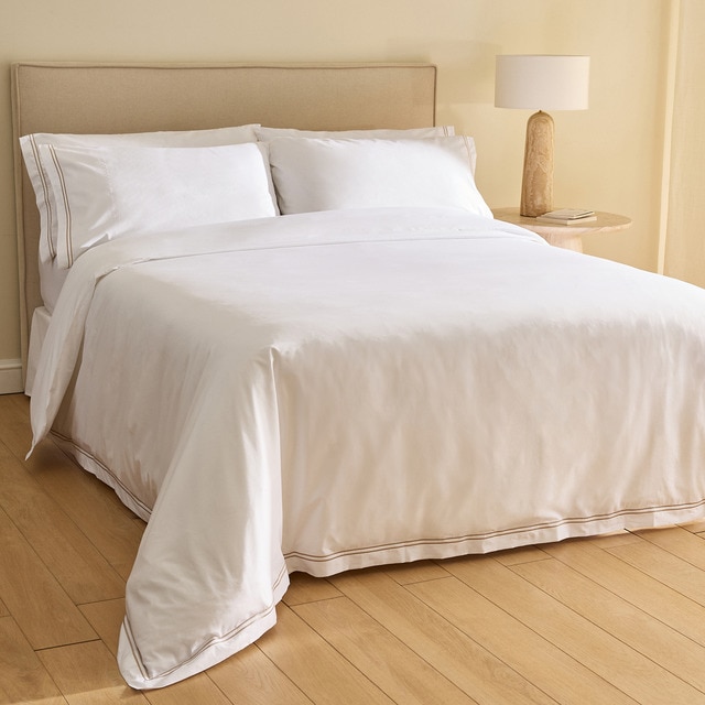 Imagen 0 de Juego de funda nórdica percal algodón egipcio 400 hilos Hotel El Corte Inglés