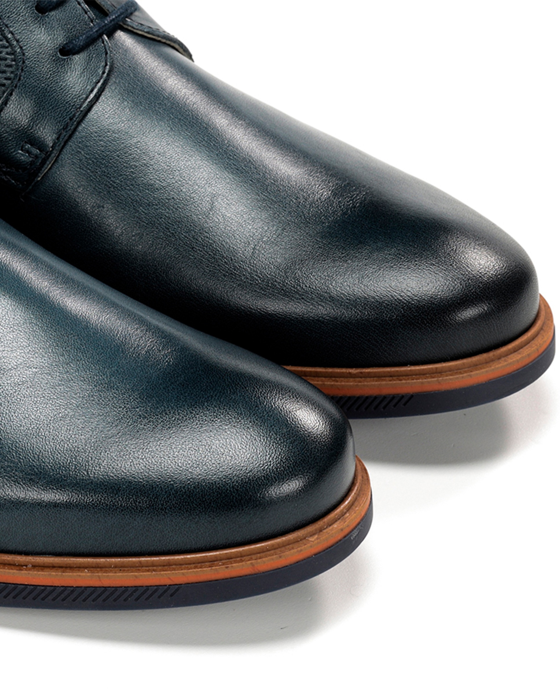 Bluchers em Pele Azul-marinho-6