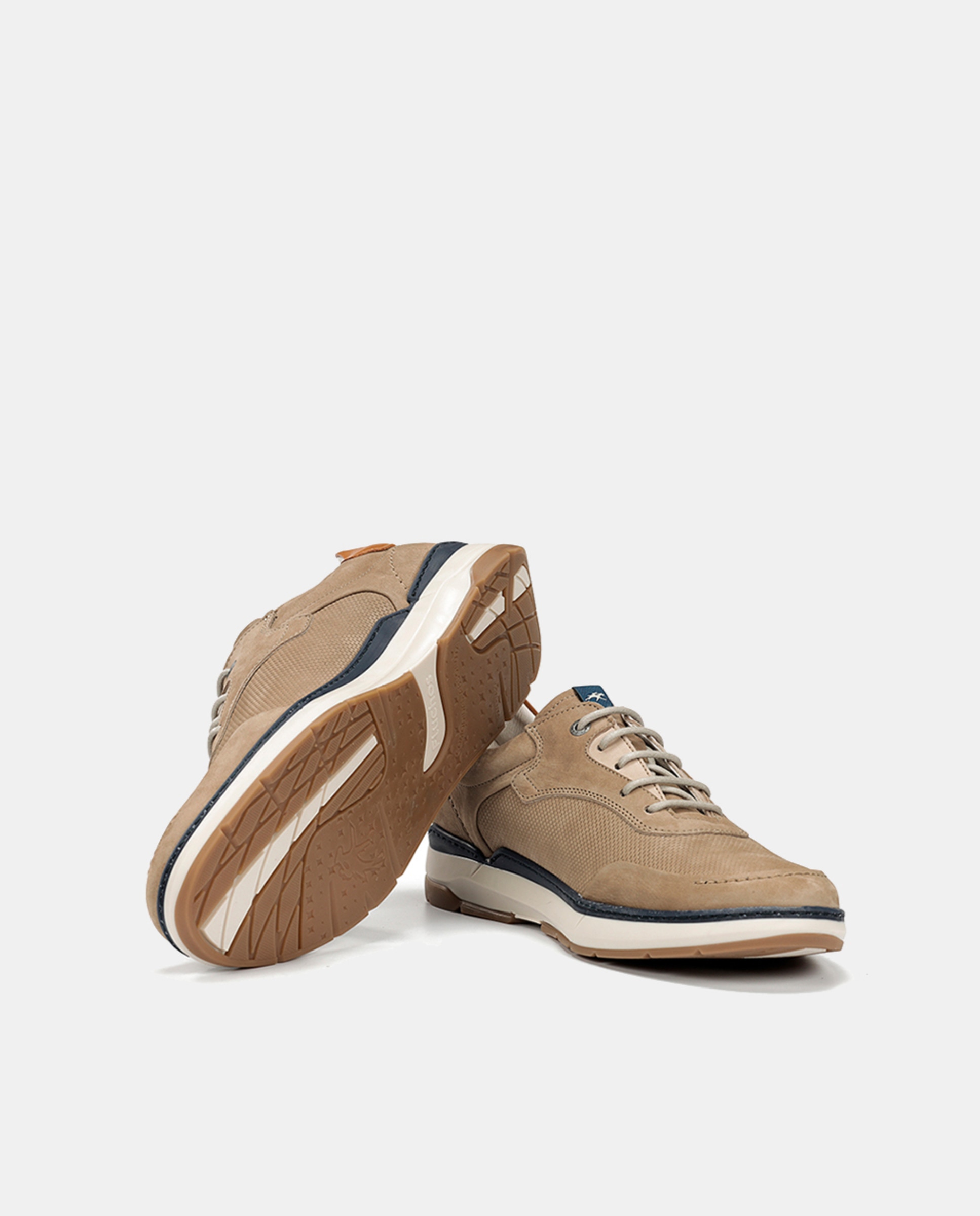 Sapatos em Pele com Atacadores Natural-4