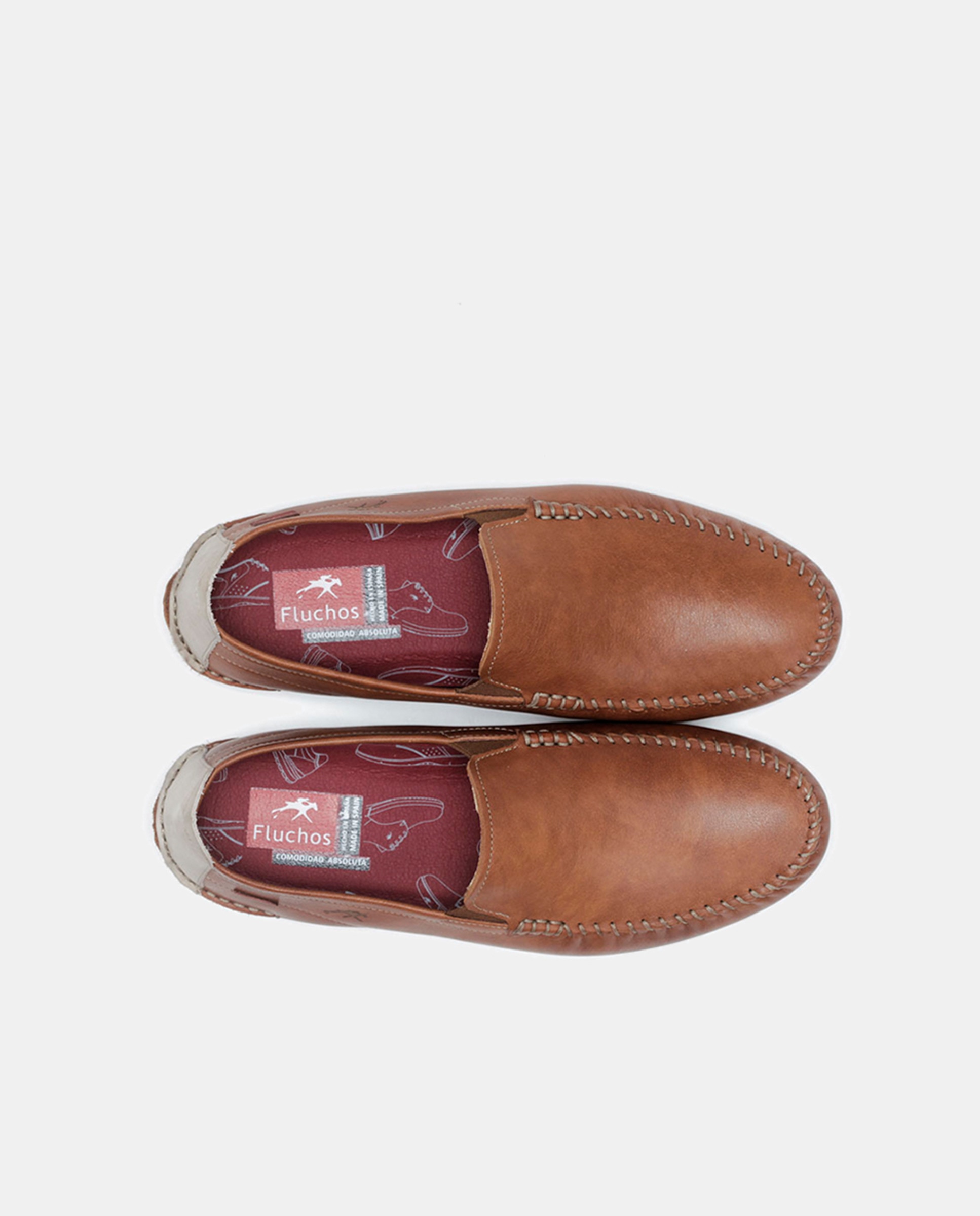 Mocassins em Pele Couro-5