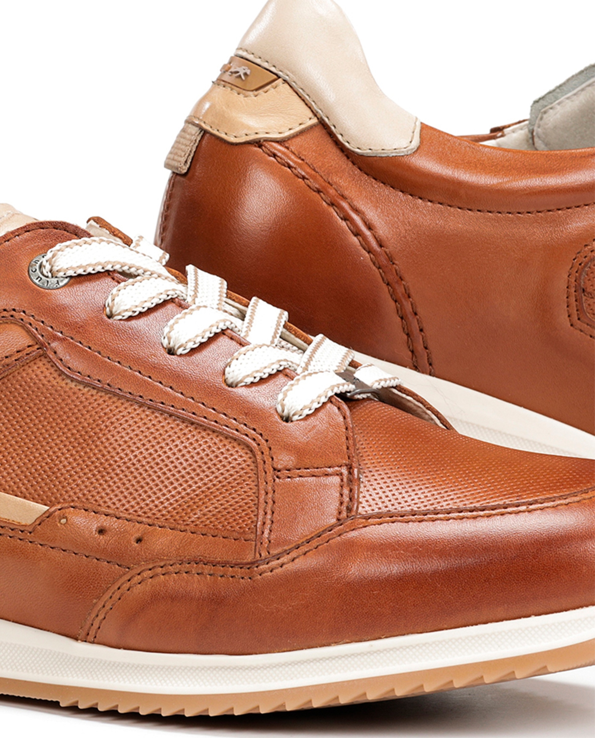 Sapatos em Pele com Fecho de Correr Couro-7