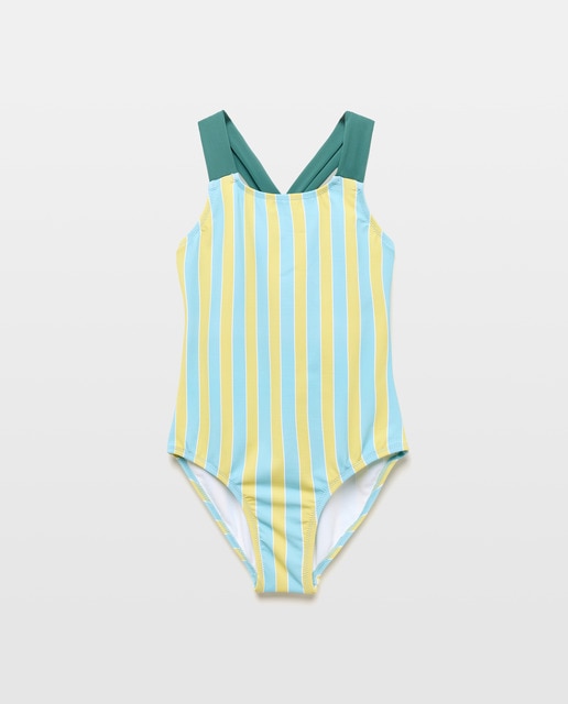 Imagen 0 de Bañador niña nudo rayas