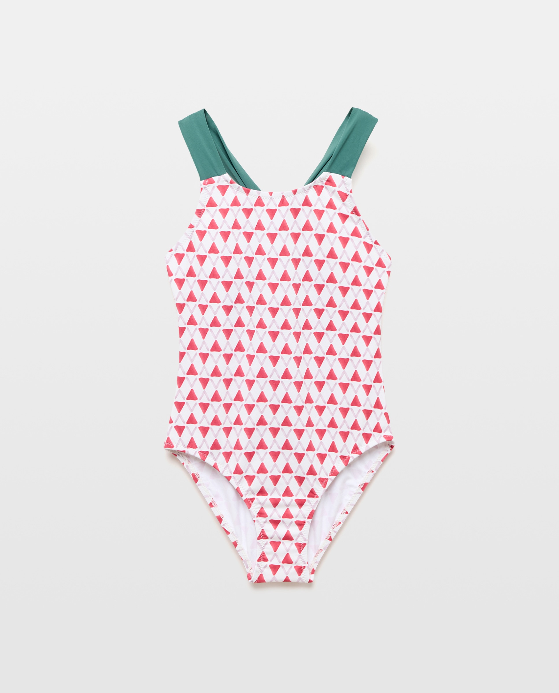 Imagen 0 de Bañador niña nudo rayas y contraste