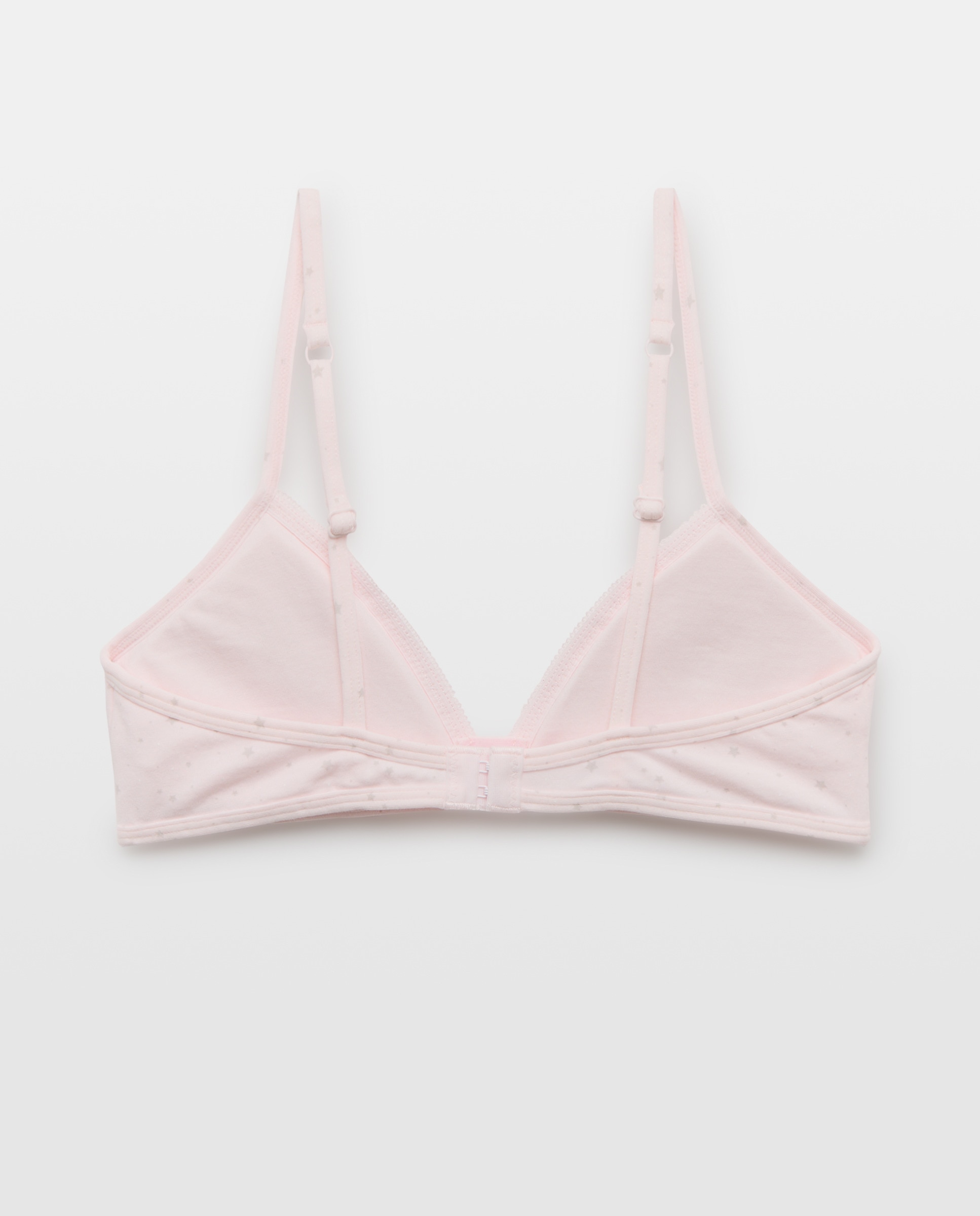 Soutien Triangular com Foam e Estrelas Rosa-2
