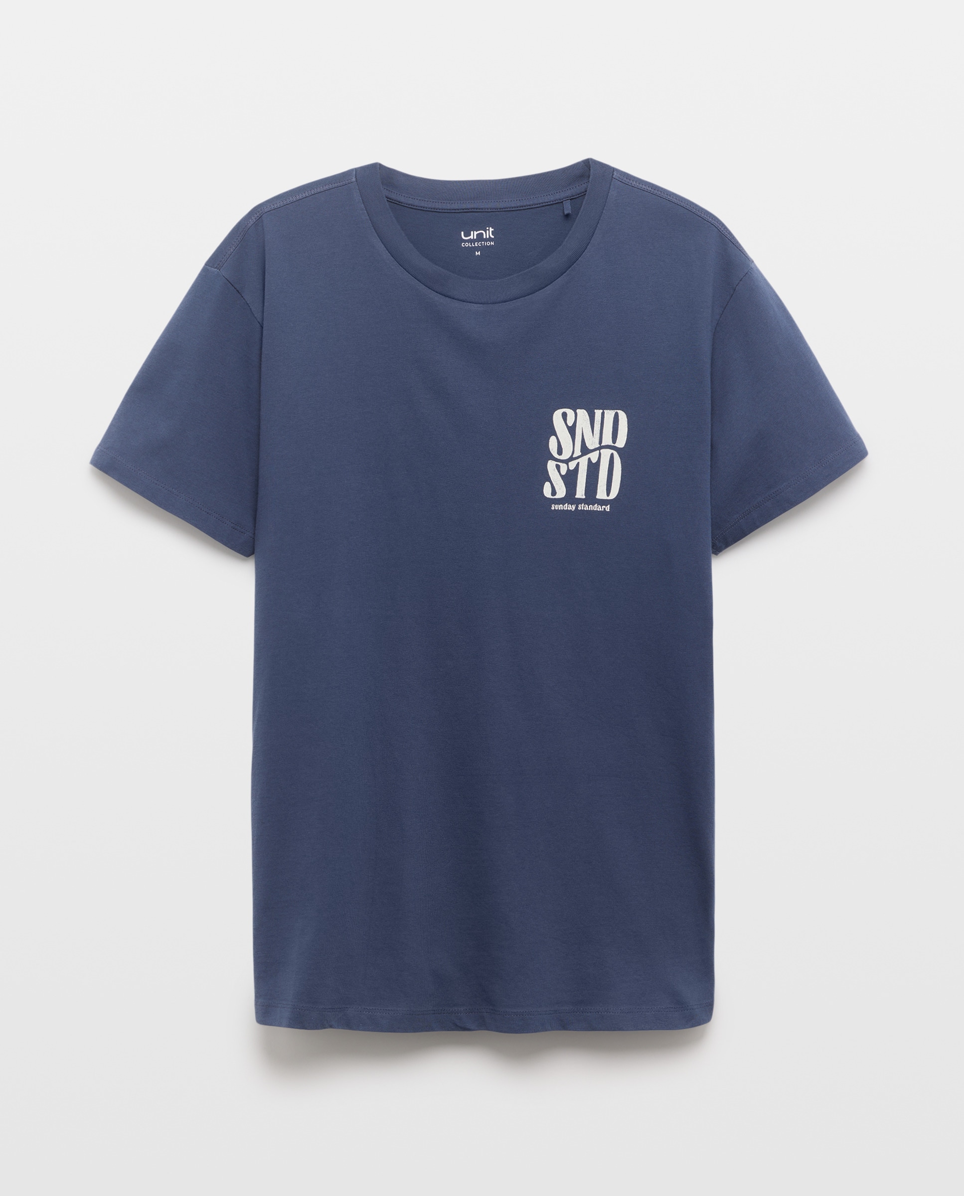 Camiseta de hombre manga corta MONTAUK STUDIO 400 Azul-4