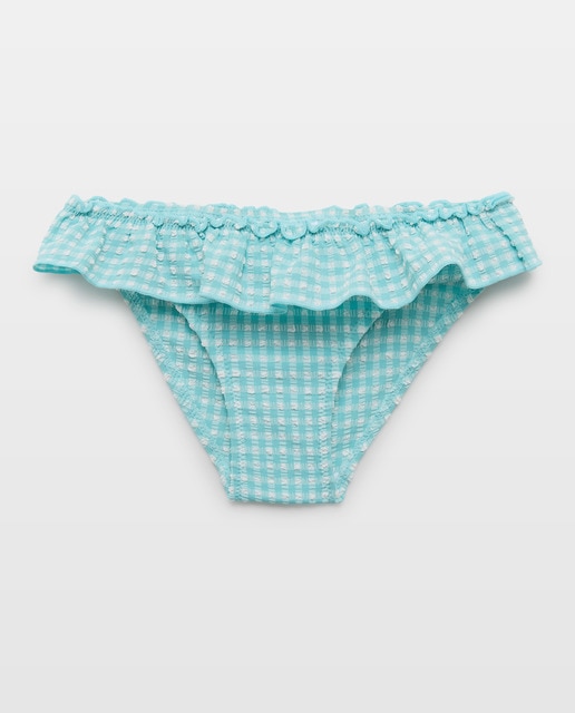 Imagem 0 de Cueca de Banho Vichy com Folho no Decote