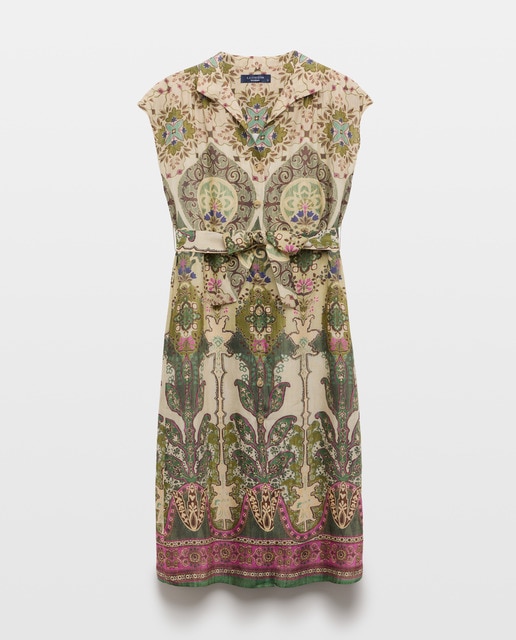 Imagem 0 de Vestido de Linho sem Mangas