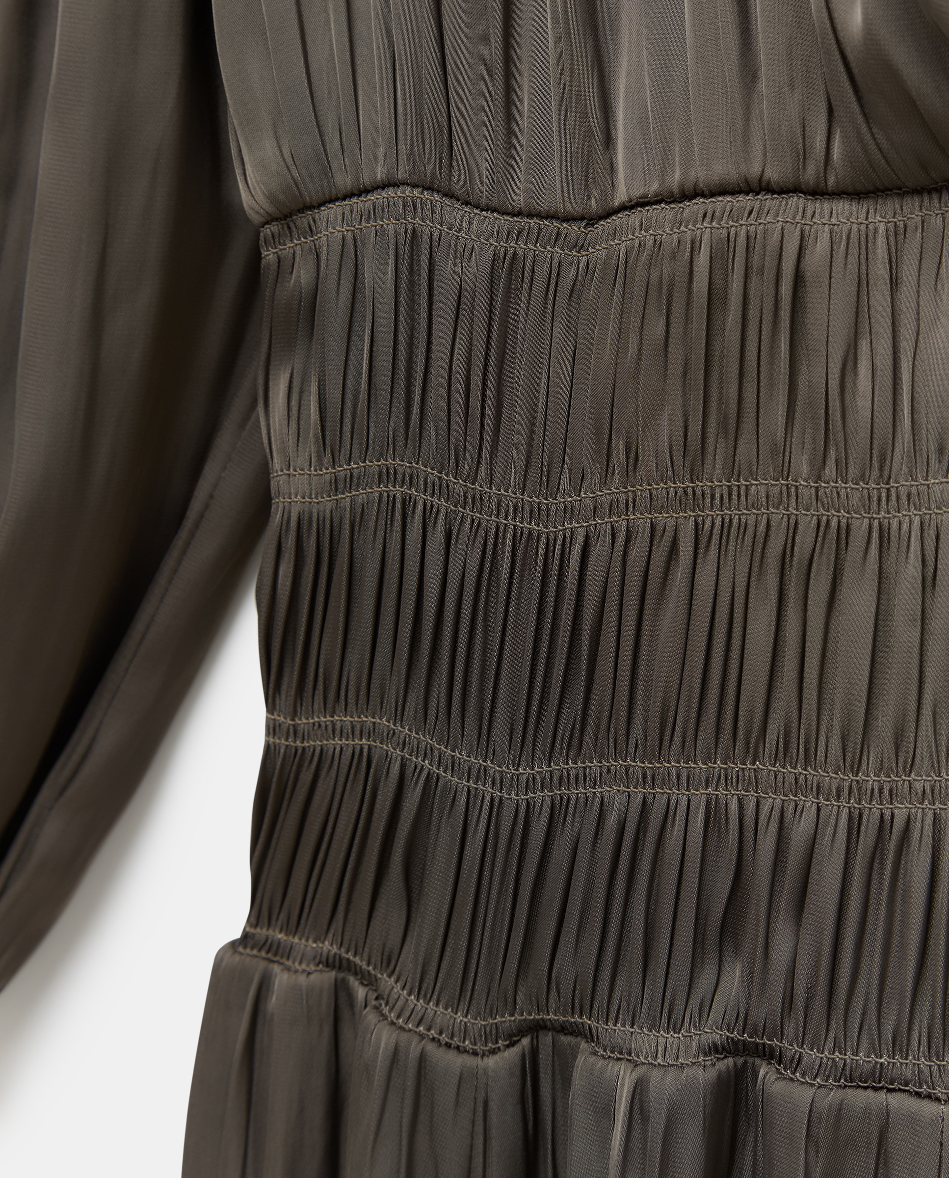 Vestido de Manga Comprida com Saia de Godés 830 Antracite-6