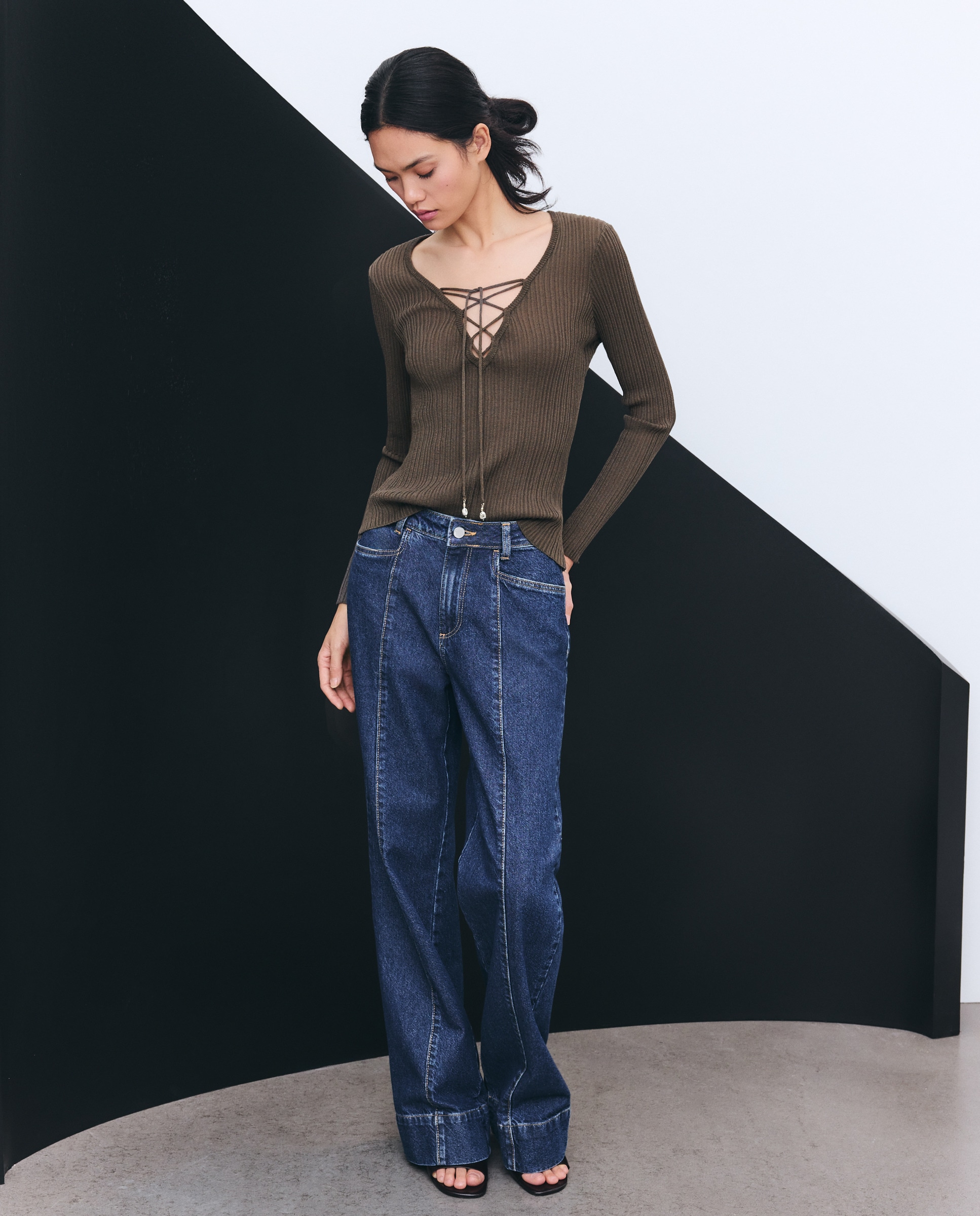 Imagem 0 de Camisola de Malha com Manga Comprida e Cruzes