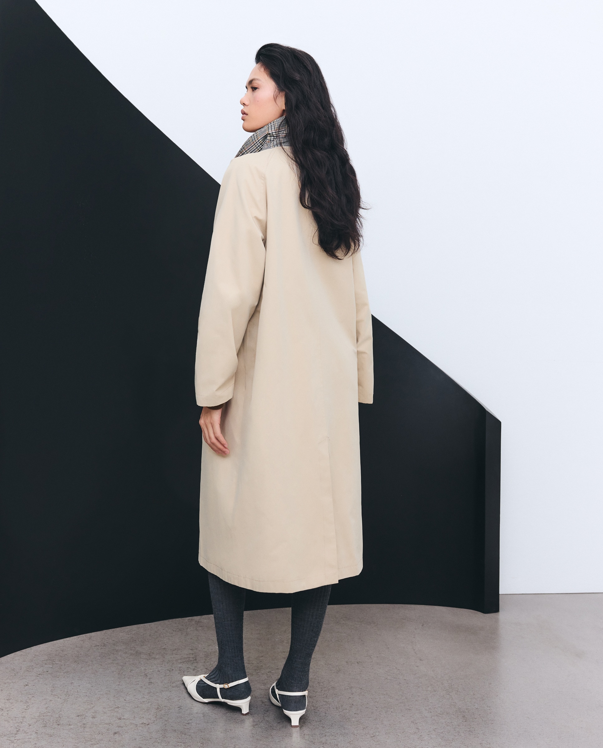 Canadiana Reversível Bege-3