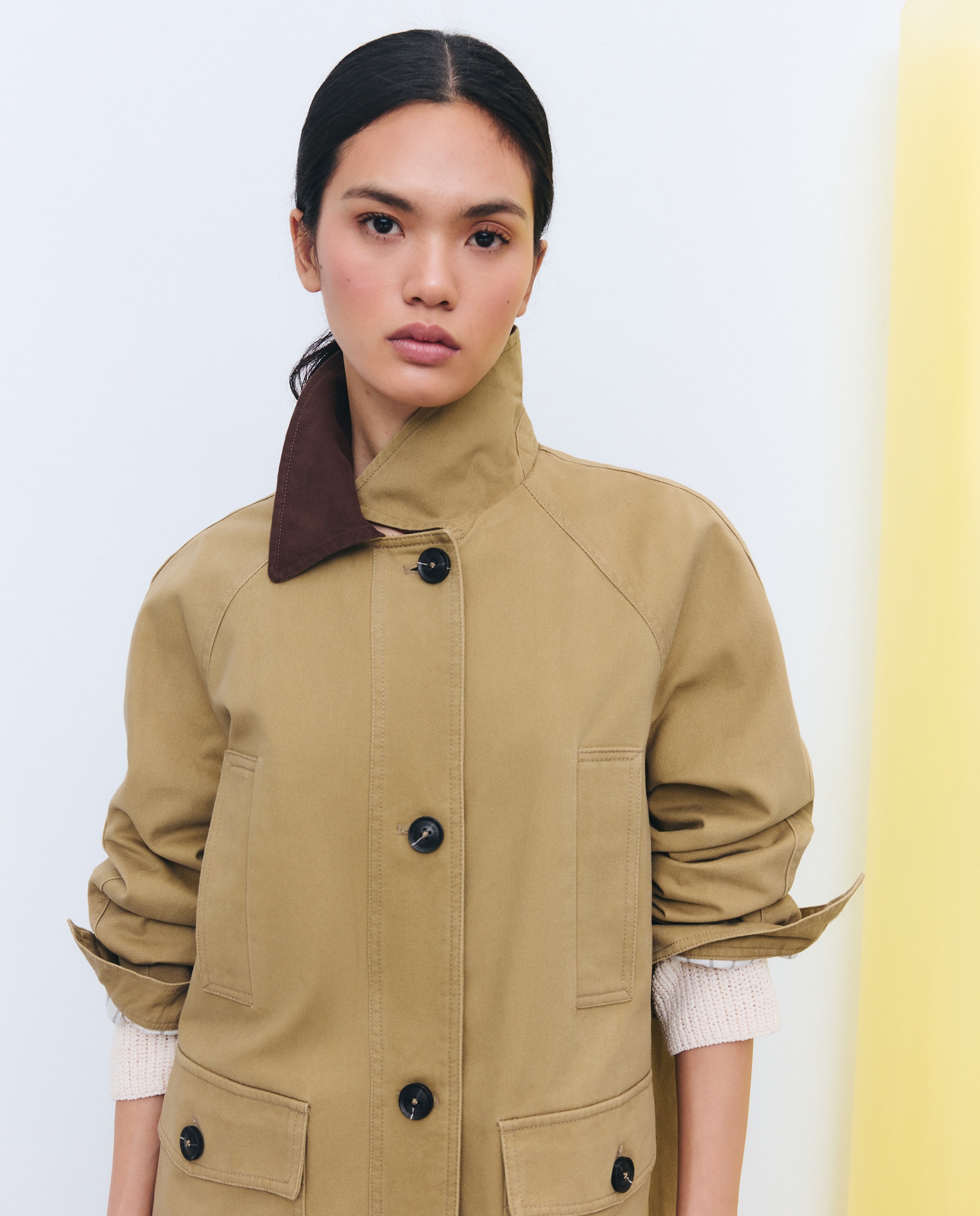 Imagem 0 de Casaco Desportivo com Gola em Contraste