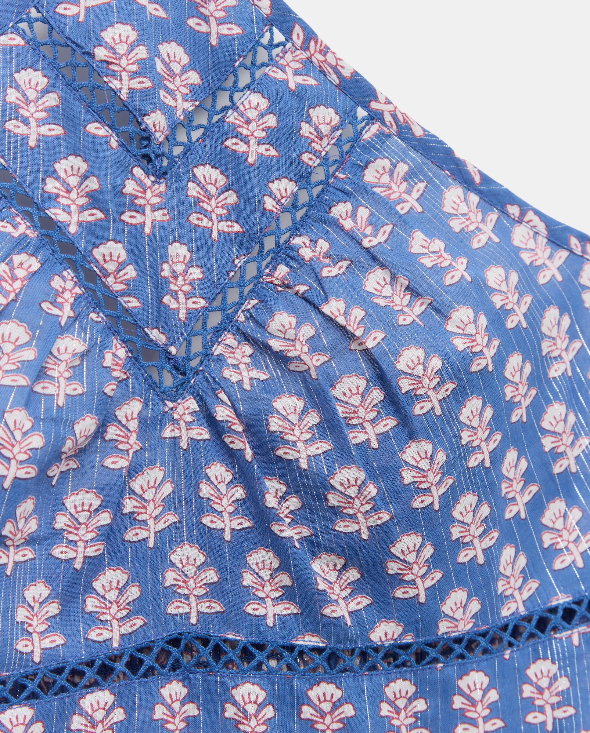 Vestido Comprido Halter com Estampado 490 Petróleo-5