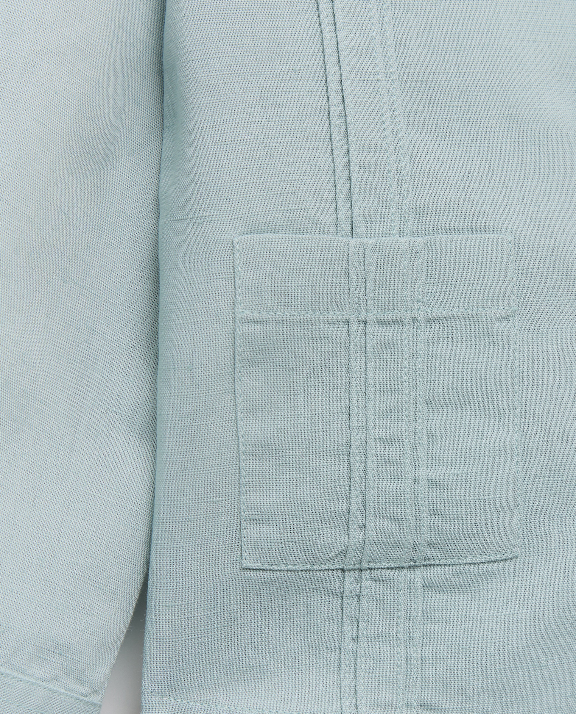 Camisa Guayabera de Cerimónia com Manga Comprida e Gola de Tira Coconut El Corte Inglés Sabão-6