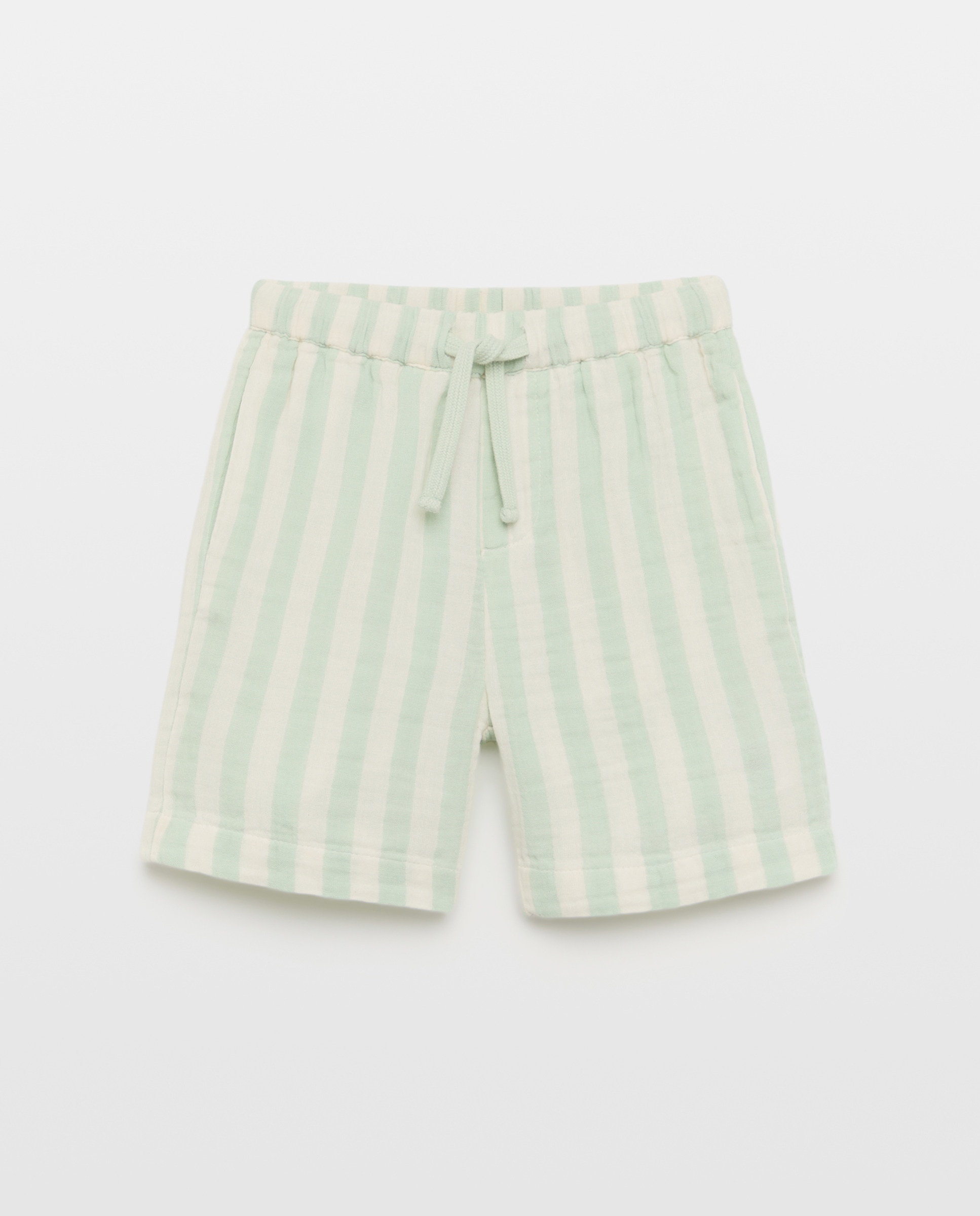 Bermudas às Riscas Verde-4