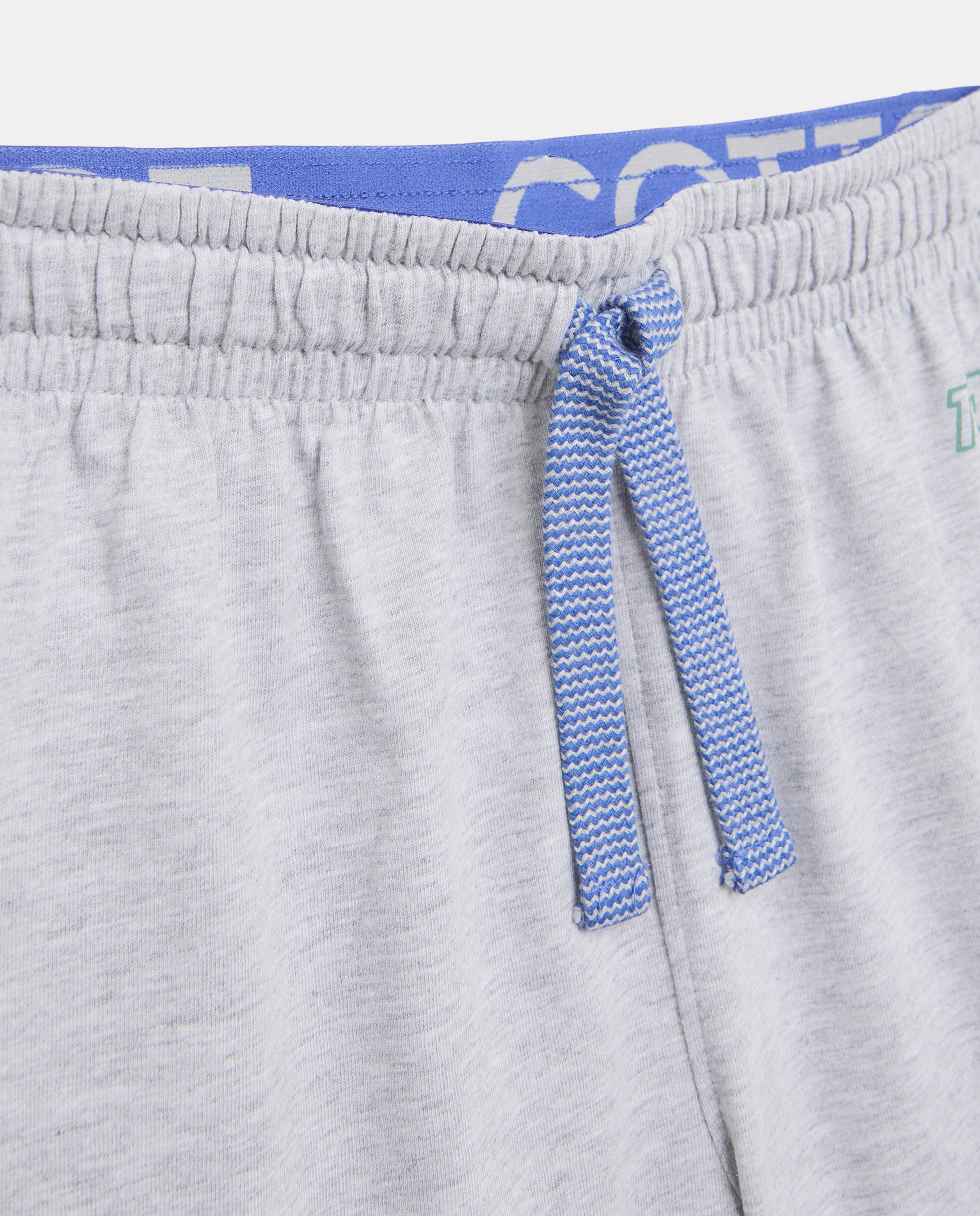 Calções de Malha com Estampado de Fantasia Preto-5