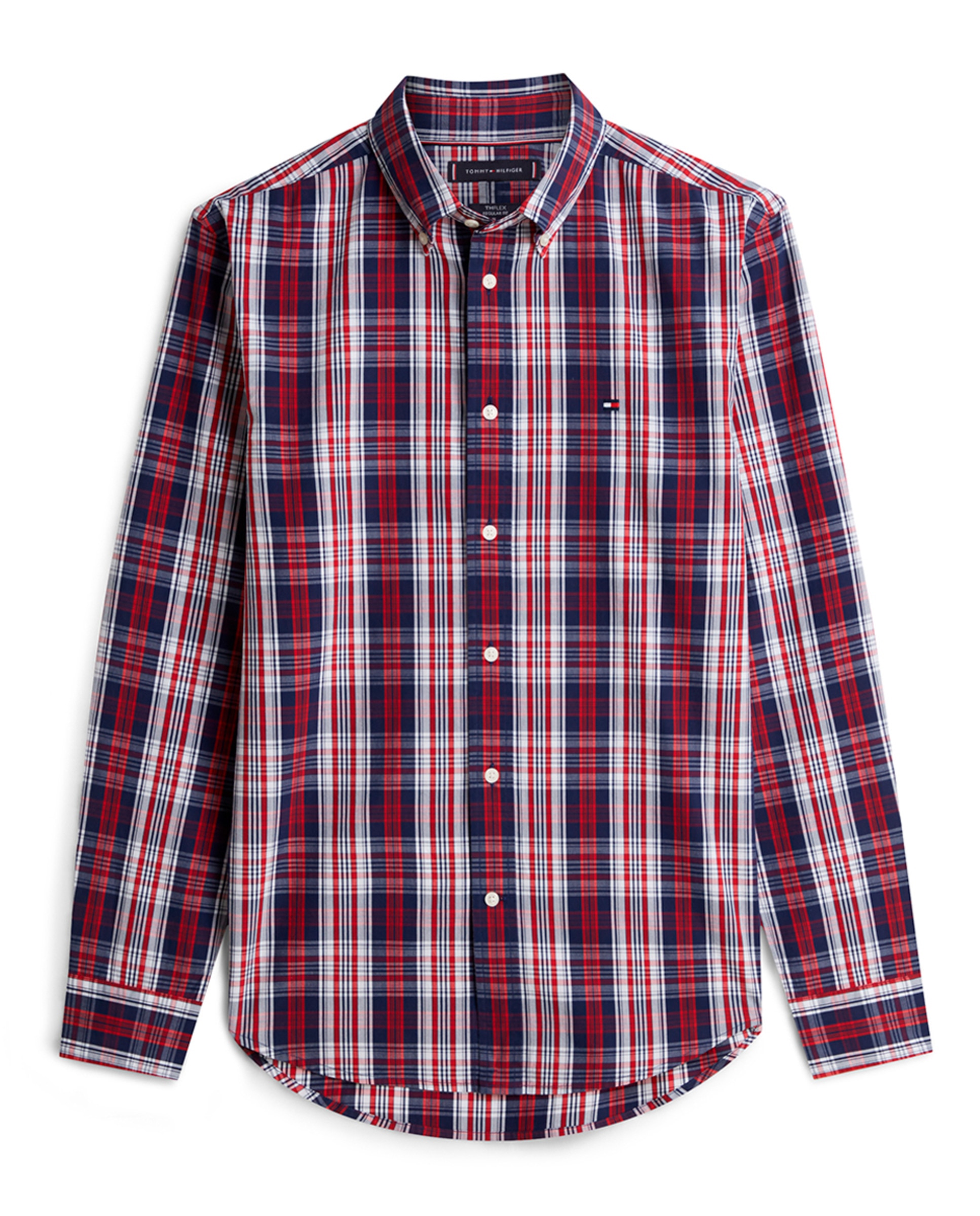 Camisa de Manga Comprida Estampada Tamanhos Grandes Multicolor-1