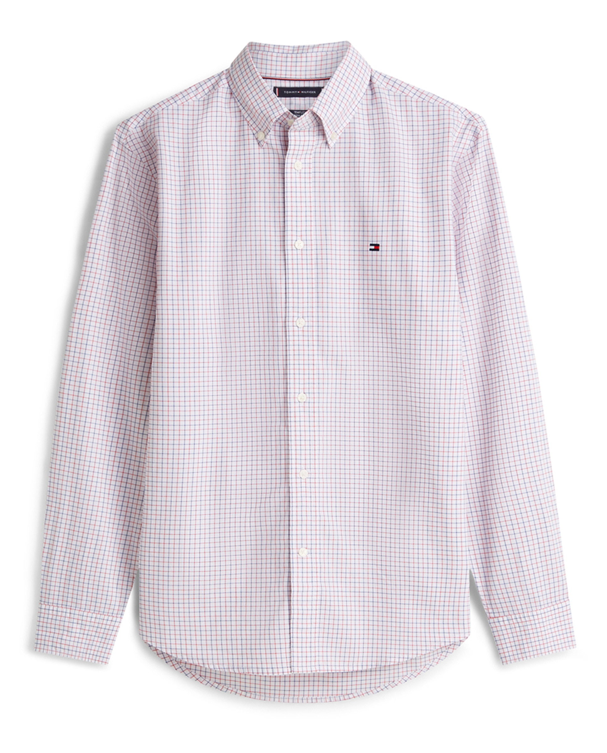 Camisa de Manga Comprida Estampada Tamanhos Grandes Multicolor-1
