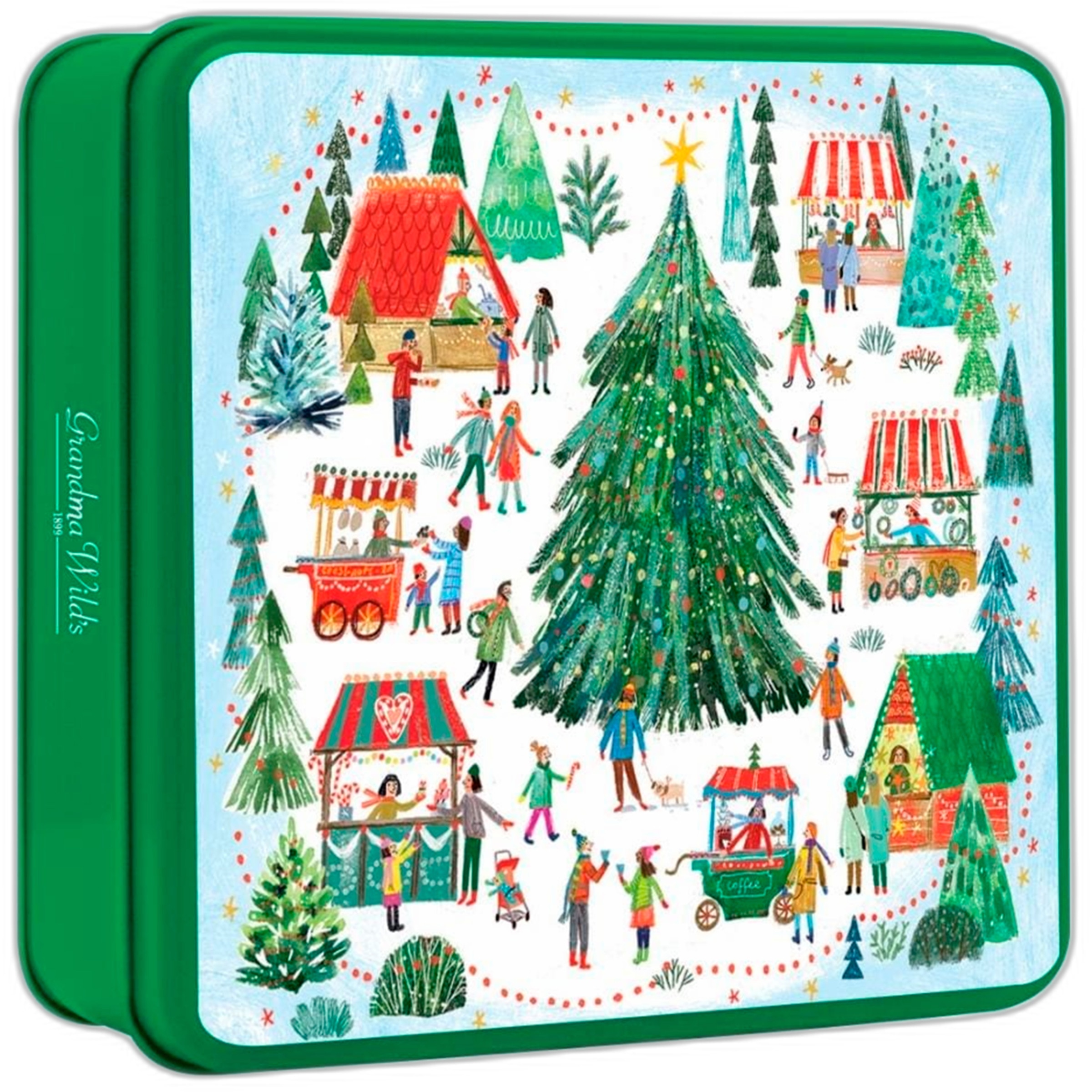 Bolachas Sortidas Christmas Village lata 160 g