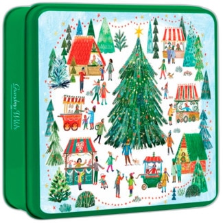 Bolachas Sortidas Christmas Village lata 160 g - Grandma Wild's