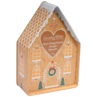 Mini Biscoitos Gengibre House 150 g - Grandma Wild's