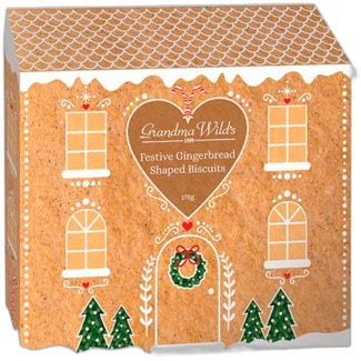 Biscoitos Gengibre House 175 g - Grandma Wild's