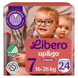 Fralda Cueca  UP & GO T7 embalagem 24 unidades - Libero