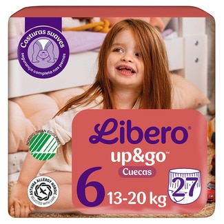 Cuecas Fralda UP & GO T6 embalagem 27 unidades - Libero