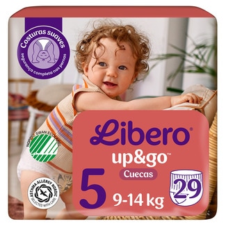 Cuecas Fralda UP & GO T5 embalagem 29 unidades - Libero