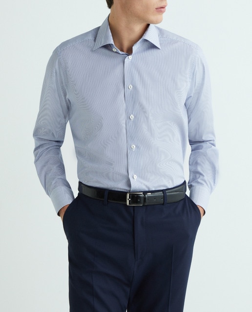 Imagen 0 de Camisa de popelín Classic Fit de hombre