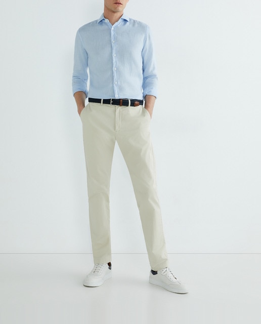 Imagen 0 de Camisa de hombre italiana corte regular sport