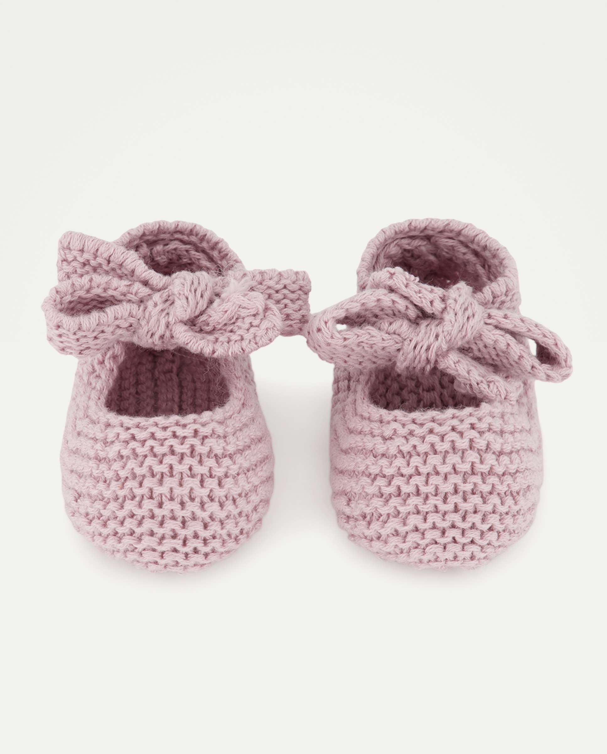 Patuco de recién nacido lazada 284 Lila-4