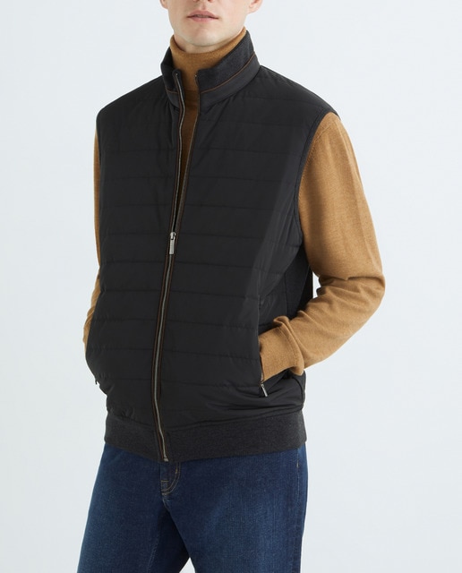 Imagen 0 de Chaleco de hombre combinado punto Nylon