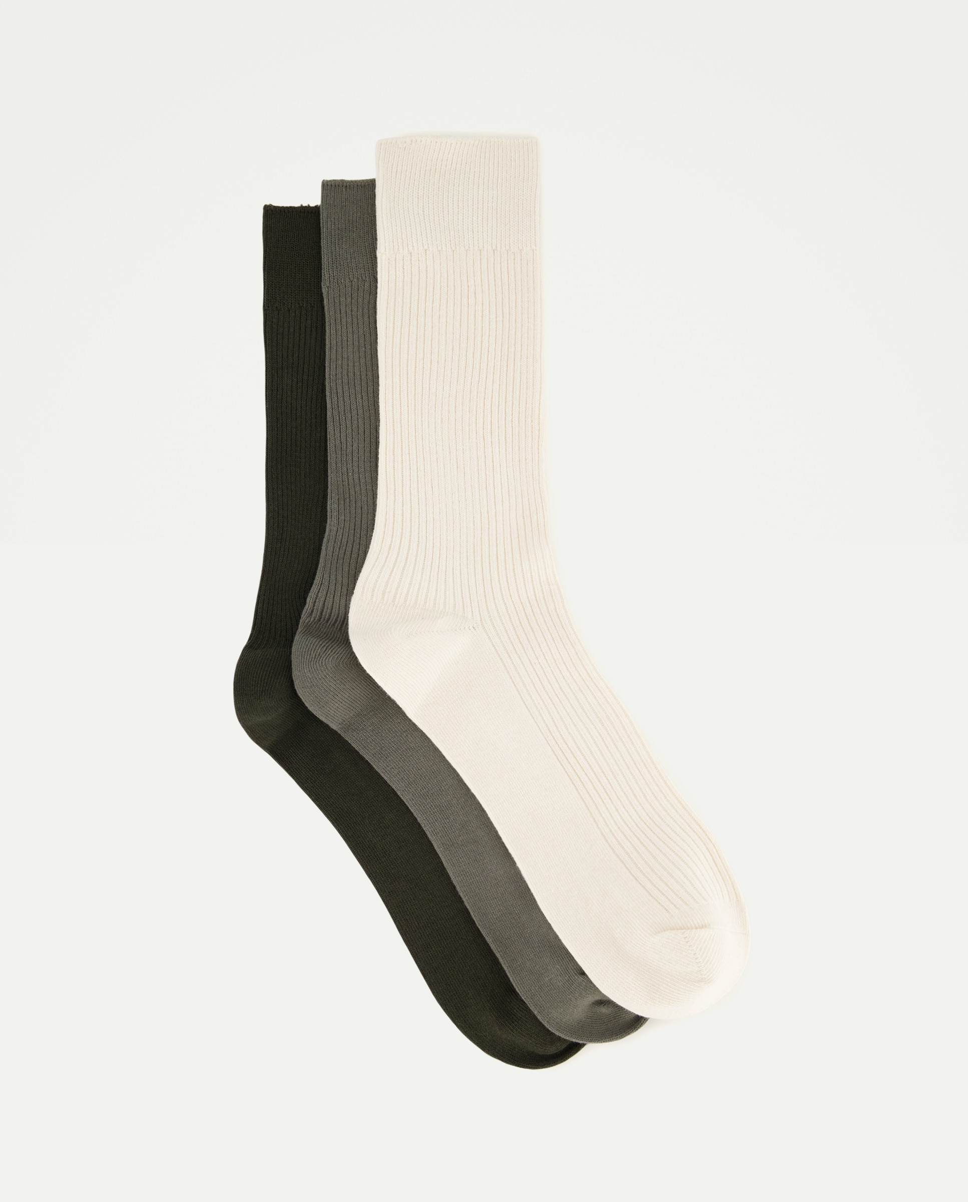 Pack de 3 Pares de Meias Desportivas com Fantasia Castanho-1