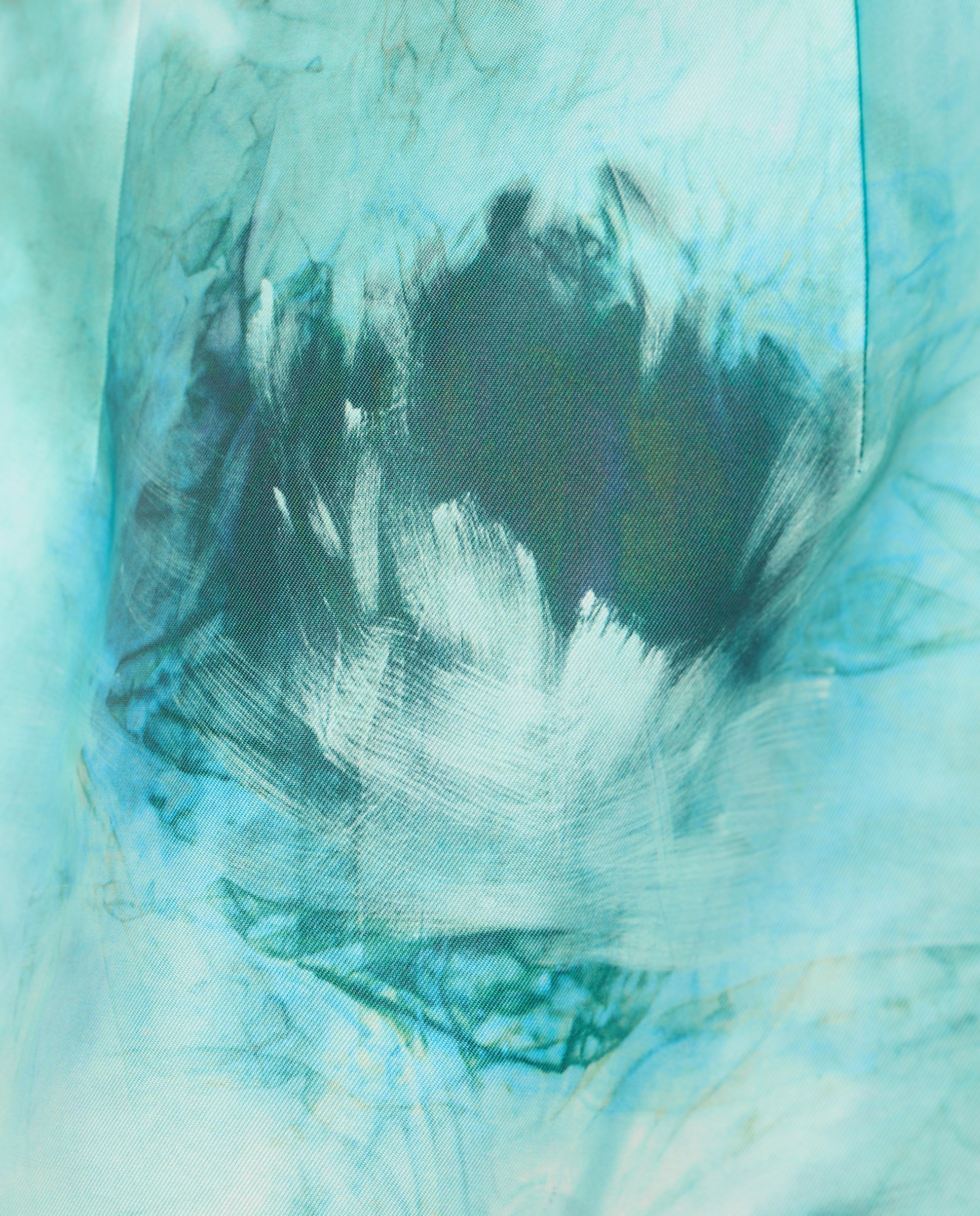 Saia direita midi Verde-5