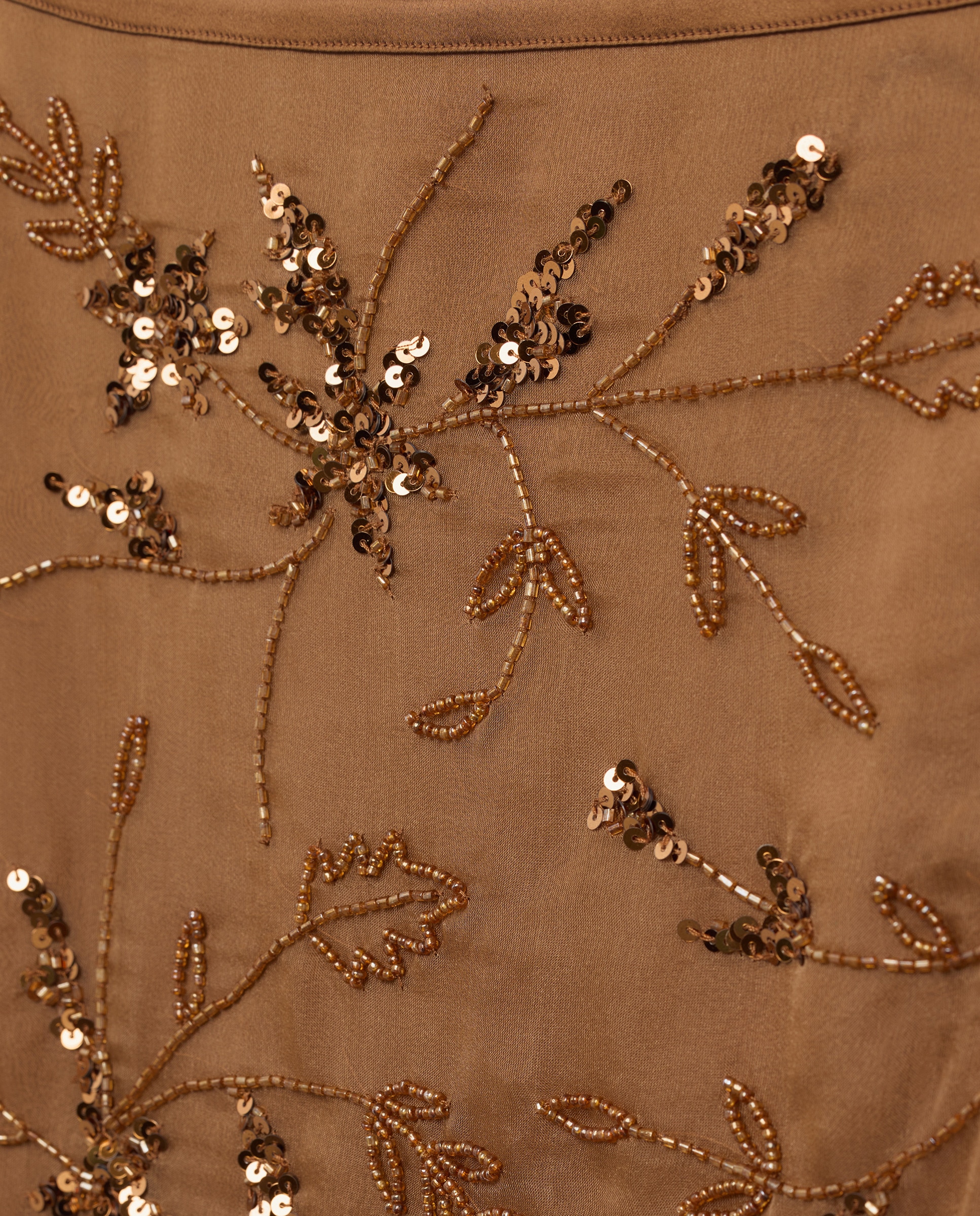 Saia Direita de Pedraria Castanho-5