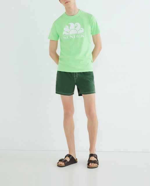 Imagen 0 de Camiseta fluo Logo cuello redondo manga corta